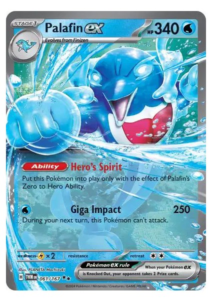 Palafin Ex 61/167 Double Rare Oyun Kartı