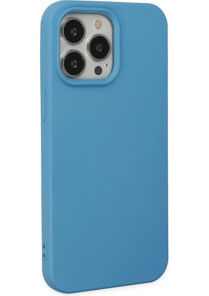 Newface Iphone 14 Pro Max Kılıf Nano Içi Kadife Silikon - Mavi fiyatları