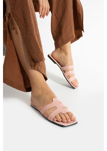 Pudra Biye Kadın Terlik Ev ve Dış Mekan Terliği modelleri