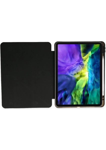 Newface Ipad Pro 13 (2024) Kılıf Kalemlikli Mars Tablet Kılıfı - Siyah fiyatları