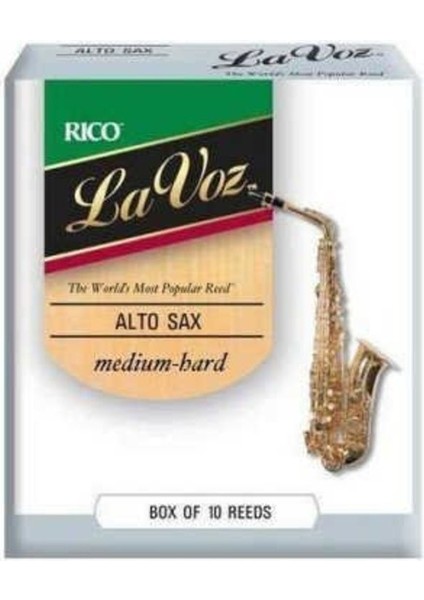 La Voz Medium-Hard Alto Saksofon Kamış 10'lu Paket
