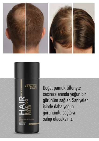 Anında Dolgunluk Sağlayan Siyah Renk Fiber 50 Gr. modelleri