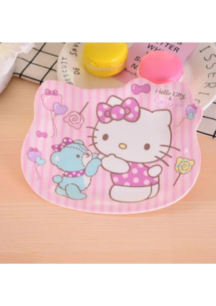 Hello Kitty Figürlü Melamin Çocuk Yemek Tabağı Fincan Altlığı - 12 cm Model 3 fiyatları