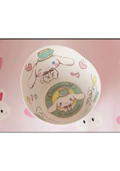 Cinnamoroll Figür Desenli Melamin Corn Flex - Noddle Çocuk Yemek Tabağı Kasesi Bowl fiyatları
