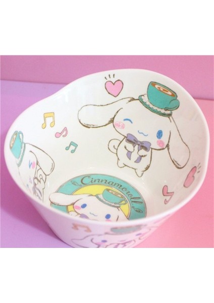 Cinnamoroll Figür Desenli Melamin Corn Flex - Noddle Çocuk Yemek Tabağı Kasesi Bowl fırsatları