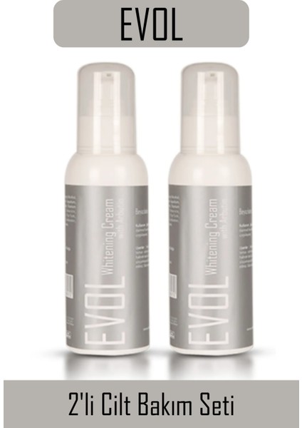 Arbutinli Cilt Beyazlatıcı Krem 100ML (2 Adet)