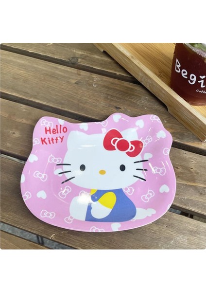 Hello Kitty Figürlü Melamin Çocuk Yemek Tabağı Fincan Altlığı - 12 cm Model 2 fiyatları