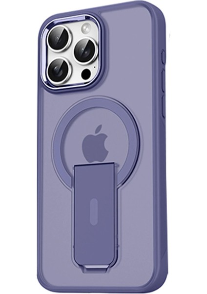 Newface Iphone 14 Pro Tork Magsafe Standlı Kapak - Derin Mor