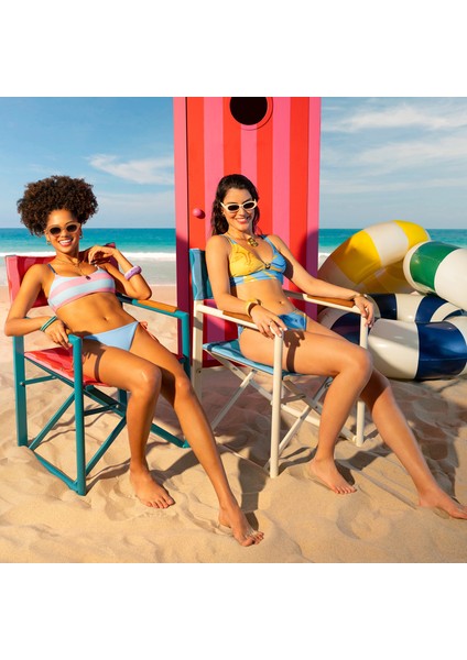 Prınkıpo Polyamıde Bikini Üstü 23X21 cm Pembe - Mavi fiyatları