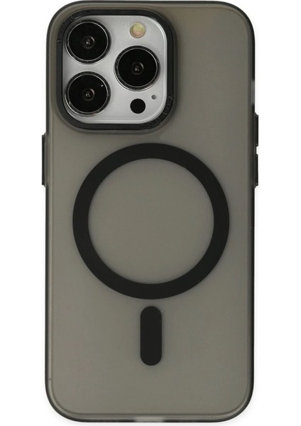 Newface Iphone 14 Pro Kılıf Lodos Magneticsafe Mat Kapak - Siyah