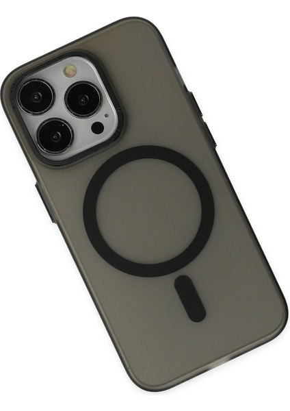 Newface Iphone 14 Pro Kılıf Lodos Magneticsafe Mat Kapak - Siyah modelleri