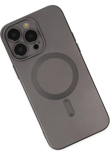 Newface Iphone 14 Pro Kılıf Moshi Lens Magneticsafe Silikon - Füme modelleri