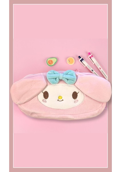 My Melody Peluş Fermuarlı Kalem Kutusu - Kalemlik Çanta