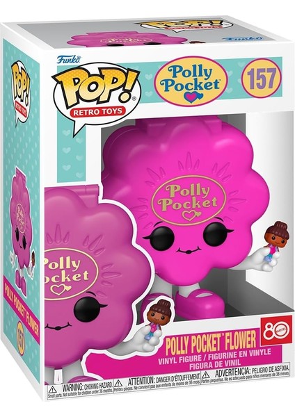 Pop! Vinil: Polly Pocket Shell Pocket, Flower Shell, Resmi Ürün