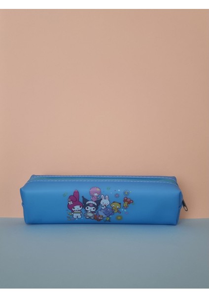 Kuromi My Melody Hello Kitty Cinnamoroll Figürlü Yumuşak Silikonlu Kalem Kutusu Kalemlik - Mavi fiyatları