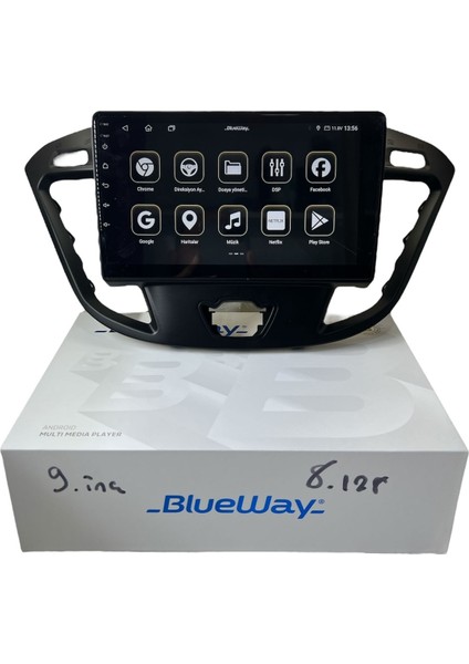 Ford Custom 2015-2018 Blueway 8-128 Tam Profesyonel Oem Multimedia fırsatları