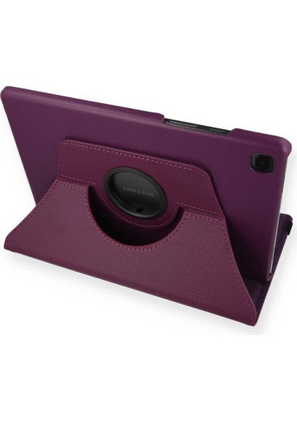 Newface Galaxy T500 Tab A7 10.4 Kılıf 360 Tablet Deri Kılıf - Mürdüm