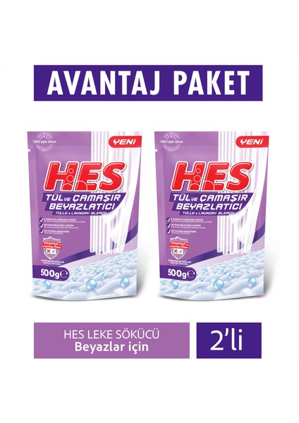 Tül ve Çamaşır Beyazlatıcı 500 Gr*2