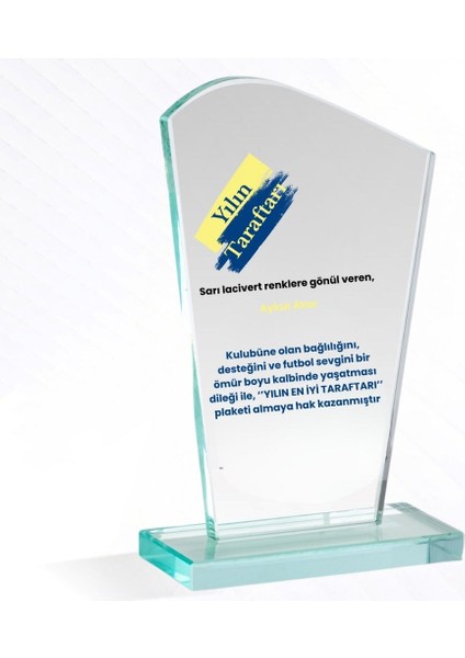 Traftarlara Özel Tasarımlı Kristal Plaket fiyatları