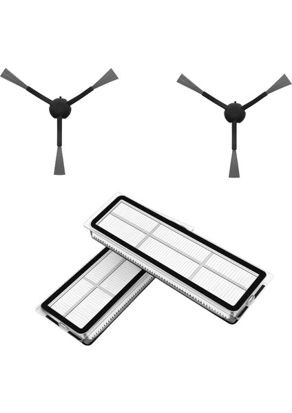 Xiaomi Vacuum Mop 2 Pro + (Plus) (STYTJ02ZHM) Robot Süpürge Uyumlu 4'lü Yedek Parça Seti