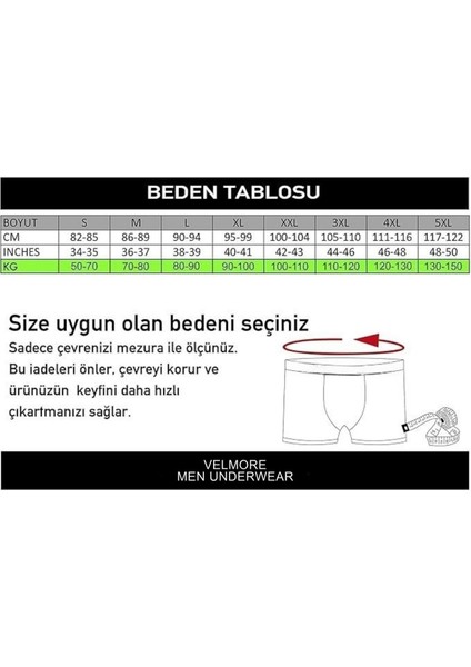 6’lı Kutu Premium Erkek Boxer | Likralı ve Pamuklu Iç Giyim