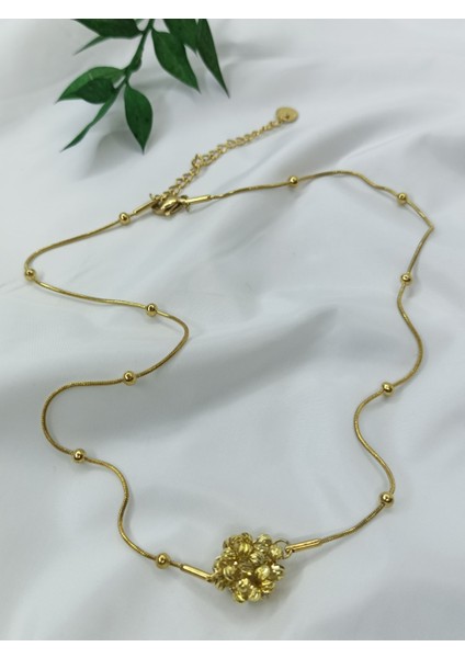 Gold Toplu Dorika Kadın Kolye