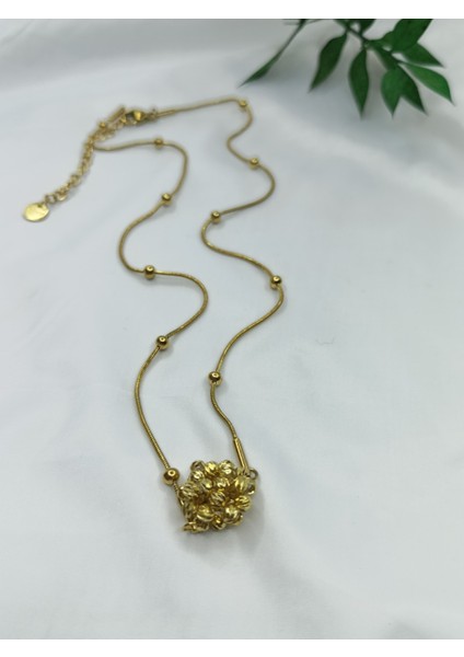 Gold Toplu Dorika Kadın Kolye modelleri