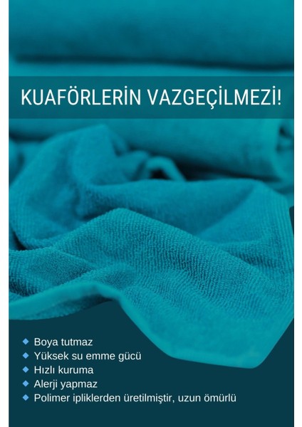 ( 1 Adet ) 50X90 cm Mikrofiber Havlu , Berber Havlusu, Kuaför Havlusu, Sporcu Havlusu, El Yüz Havlusu