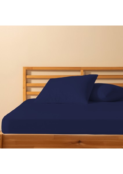 %100 Pamuklu Tek Kişilik Lastikli Çarşaf 120X200+30 | 50X70 Yastık Kılıfı ( 1 Adet )