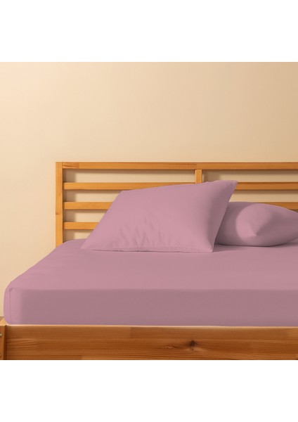 %100 Pamuklu Tek Kişilik Lastikli Çarşaf 100X200+30 | 50X70 Yastık Kılıfı ( 1 Adet )