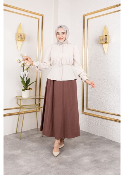 Bel Büzgülü Tunik-Taş modelleri