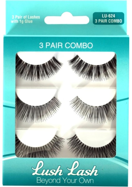 Lash 3'lü Bonus Pack Takma Kirpik Kategori: Takma Kirpik