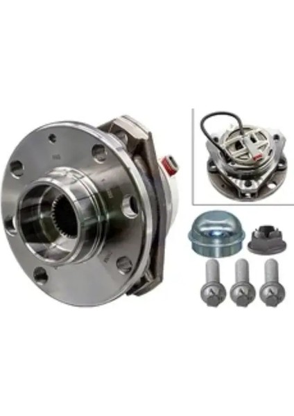 On Teker Rulmanı Abs Lı 4 Bıjon Astra H Zafıra 1.3cdtı / 1.4 / 1.6 / 1.7cdtı / 1.9cdtı 04