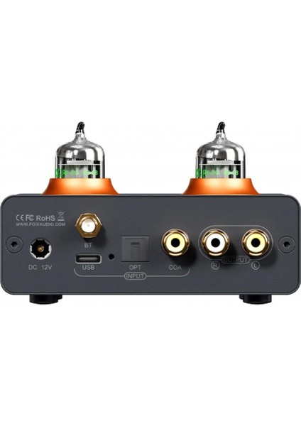 GR40 Kulaklık Amplifikatörü, Dac Amplifikatörü, Stereo, 3,5 mm Home Audio Aktif Hoparlör Için, Dijital Analog Dönüştürücü, Bluetooth ve Usb/opt/coax ile Ön Amplifikatör