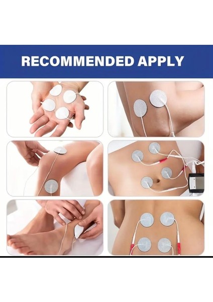 Tens Pedi Yedek Elektrod 3,2 cm Yuvarlak 4'lü 1 Paket modelleri