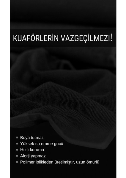 ( 1 Adet ) 50X90 cm Mikrofiber Havlu , Berber Havlusu, Kuaför Havlusu, Sporcu Havlusu, El Yüz Havlusu