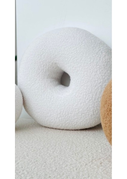 Teddy Bohem Top ve Donut Yastık 2'li Beyaz fiyatları