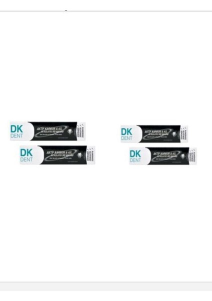 Aktif Karbon ve Kil Beyazlatıcı Diş Macunu 75 ml X4 Adet