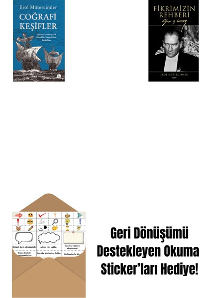 Coğrafi Keşifler + Fikrimizin Rehberi (Ciltli) + Okuma Sticker'ları