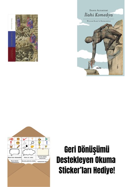 Ilahi Komedya + Ilahi Komedya (Bez Ciltli) + Okuma Sticker'ları