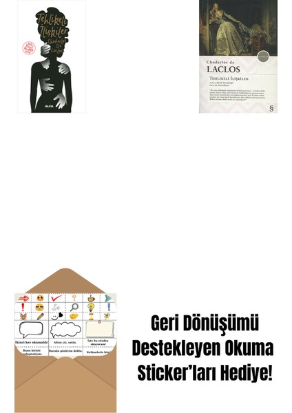 Tehlikeli Ilişkiler + Tehlikeli Ilişkiler + Okuma Sticker'ları