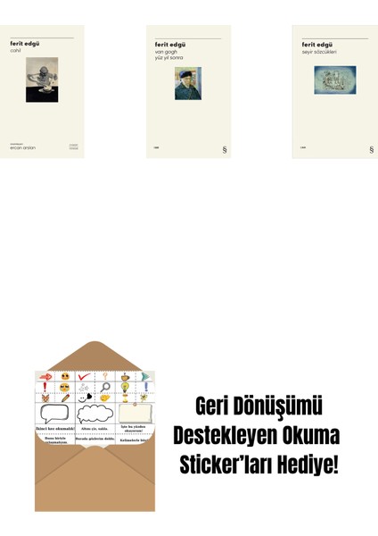 Cahil (Ciltli) + Van Gogh - Yüz Yıl Sonra + Seyir Sözcükleri + Okuma Sticker'ları