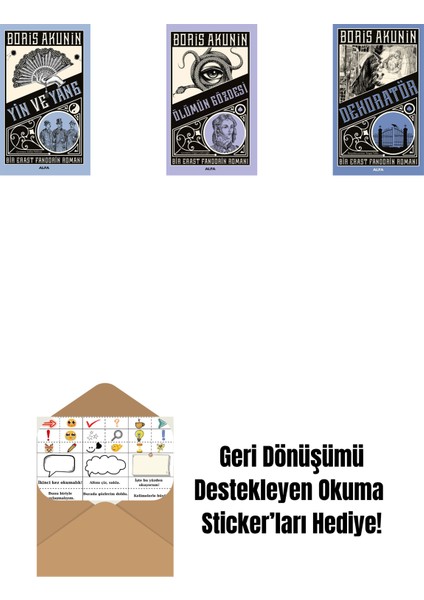 Yin ve Yang + Ölümün Gözdesi + Dekoratör + Okuma Sticker'ları