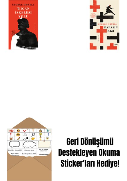 Wigan Iskelesi Yolu + Papazın Kızı ( Ciltli ) + Okuma Sticker'ları