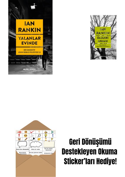 Yalanlar Evinde + Ölüleri Anmak + Okuma Sticker'ları