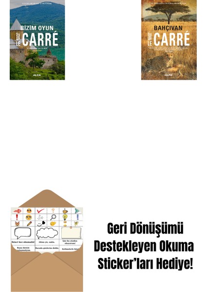 Bizim Oyun + Bahçıvan + Okuma Sticker'ları