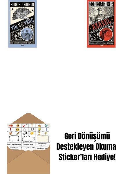 Yin ve Yang + Azazel + Okuma Sticker'ları