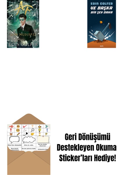 Artemis Fowl 8 - Son Muhafız + ve Başka Bir Şey Daha + Okuma Sticker'ları