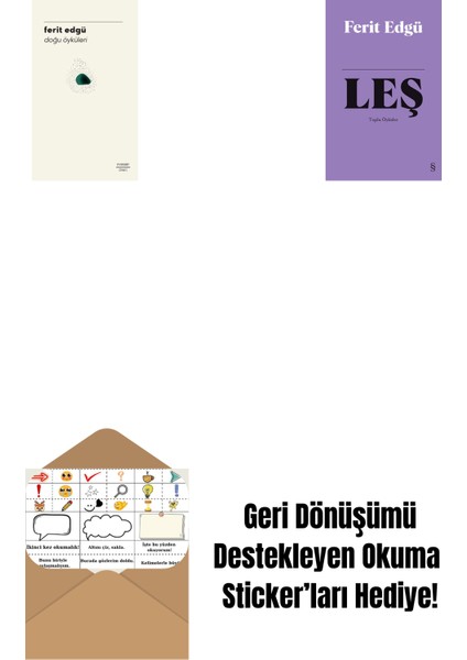 Doğu Öyküleri + Leş (Bez Ciltli) + Okuma Sticker'ları