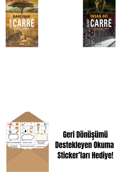 Bahçıvan + Insan Avı + Okuma Sticker'ları